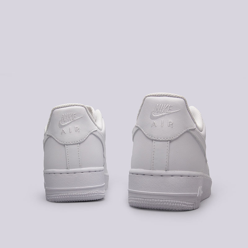 мужские белые кроссовки Nike Air Force 1 `07 315122-111 - цена, описание, фото 4